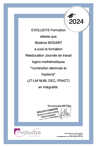 Soutien scolaire Mathématiques Décimaux fractions